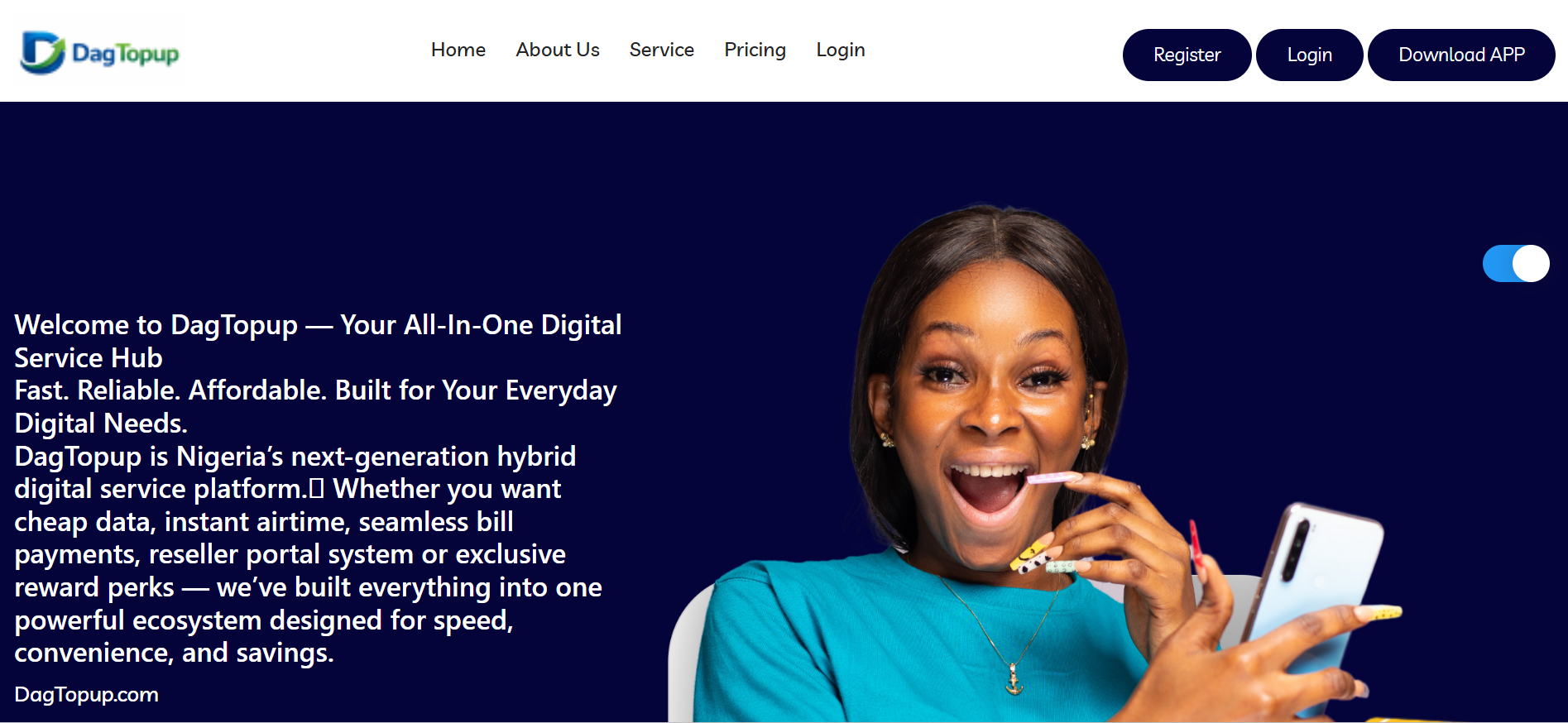 DagTopup – All-in-One Digital Services Platform